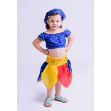 Imagem de Fantasia Infantil Menina Muvilê, Estampado, 14