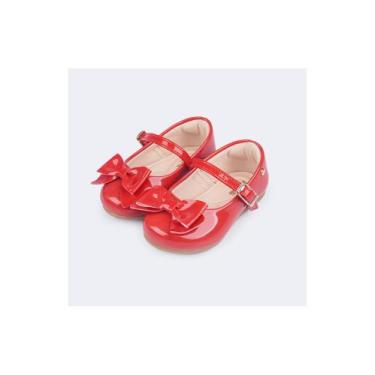 Imagem de Sapato Infantil Pampili Angel Laço Vermelho, Vermelho, 18