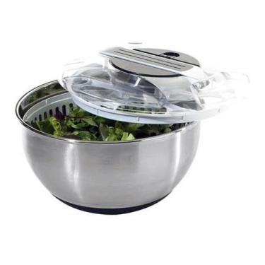 Imagem de Centrifuga Para Salada 28cm 3,5 Litros Em Aço Inox Mimo Style