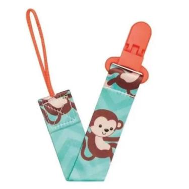 Imagem de Prendedor De Chupeta Macaco p/ bebe infantil - Buba