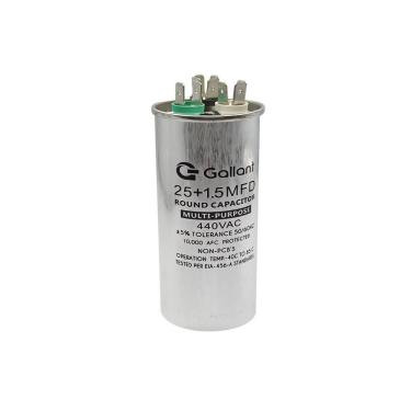 Imagem de Capacitor CBB65 Gallant 25+1,5mf +-5% 440 VAC GCP25D01A-IX400