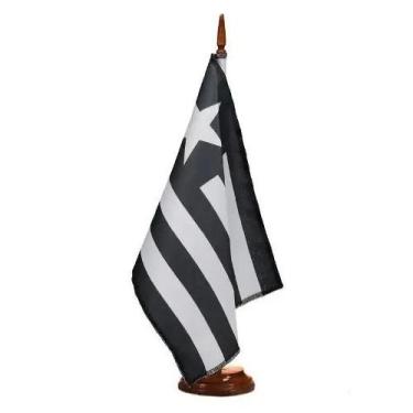 Imagem de Bandeira de Mesa Botafogo - MyFlag, Preto, Branco