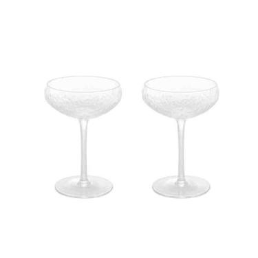 Imagem de Conjunto 2 Taças de Cristal Coupe Martelado Petra Lyor