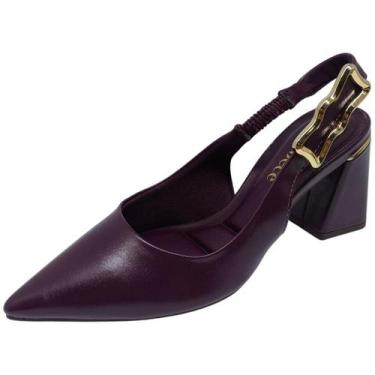 Imagem de Sapato Feminino Conforto Elegante Estilo Salto Medio Bebece, Figo, 38