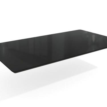 Imagem de Tampo de Vidro/MDF para Mesa de Jantar até 6 Lugares 160x90cm Preto - 