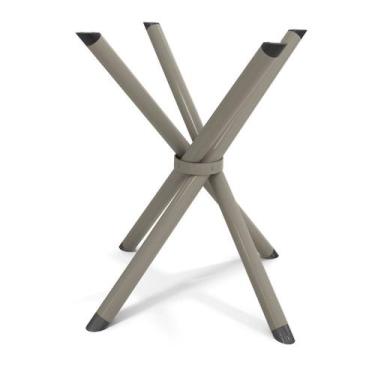 Imagem de Base de Metal para Mesa de Jantar 73cm Volga Cinza/Nickel - Kappesberg