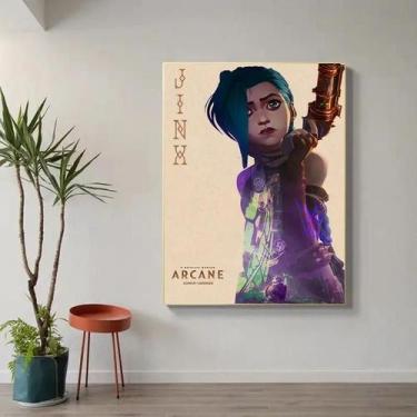 Imagem de Adesivos De Parede Vintage Da Liga Das Legendas Arcane, Impressões Art