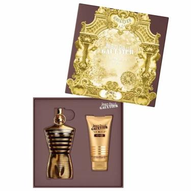 Imagem de Kit Perfume Jean Paul Gaultier Le Male Elixir Eau de Parfum Masculino Amadeirado Ambarino Aromático 125ML + Shower Gel