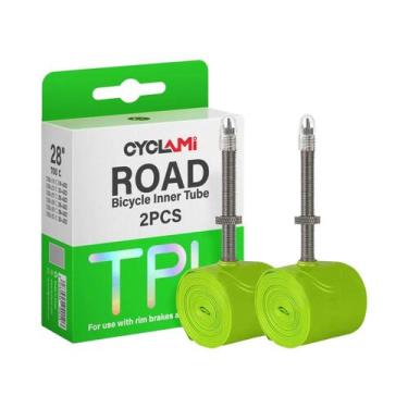 Imagem de Câmara De Ar Ultraleve De TPU Para Bicicleta Com Válvula Presta De Met