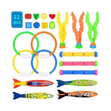 Imagem de Acessórios Coloridos De Verão Para Mergulho, Equipamentos De Brincadei