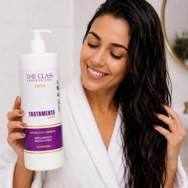 Imagem de Creme Tratamento Capilar 1 L Gelatina Modeladora 500ml Cachos Definido