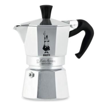 Imagem de Cafeteira Bialetti Italiana Moka Mini 2 Xícaras Cor Preto - IMELTRON