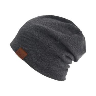 Imagem de Gorro Masculino De Tricô Skullies: Balaclava Macia Para Outono E Inver