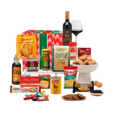 Imagem de Cesta de Natal Premium - 17 itens - Casa Santa Luzia