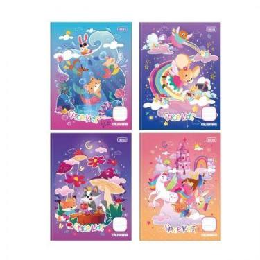 Imagem de Caderno brochura capa dura caligrafia 40 folhas Spice Kids Feminino - 