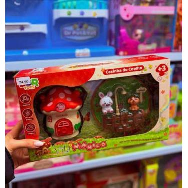 Imagem de Casinha Brinquedo Vila Mágica do Coelho: Mundo Encantado Infantil Lúdi