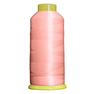 Imagem de Threadart Linha de bordado de máquina de poliéster com cones grandes de 5000 m | Cones enormes de 5000 m (5.500 jardas) 40 wt | Para máquinas de bordado e costura Brother Janome Bernina | Nº 141 - Malva