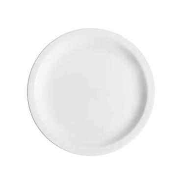 Imagem de Jogo de 6 Pratos Raso Iguaçu Germer Porcelana Branca 25cm