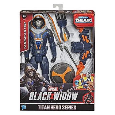 Imagem de Boneco Marvel Black Widow Titan Hero Taskmaster, Figura de 30 cm - Treinador - E9671 - Hasbro