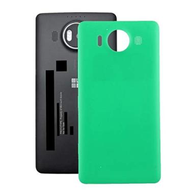 Imagem de DESHENG Peças sobressalentes capa traseira da bateria para Microsoft Lumia 950 (preto) (cor : Verde)