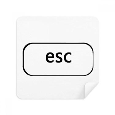 Imagem de Keyboard Symbol Esc Glasses Pano Limpador de Tela Tecido de Camurça Pacote com 2
