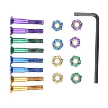 Imagem de Esquirla Kit de de Cabeça de Porca de Skate Longboard de Reposição 8 Peças com, D 25mm, como descrito