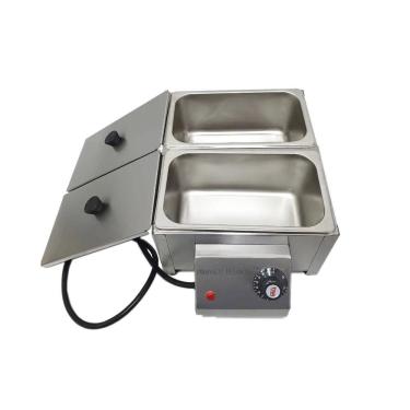 Imagem de Derretedeira Chocolate Multiuso Inox 2 Cubas 5Kg 1000W 220V