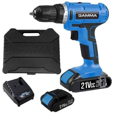 Imagem de Parafusadeira e Furadeira à Bateria 21V 3/8 POL G12103/BR GAMMA