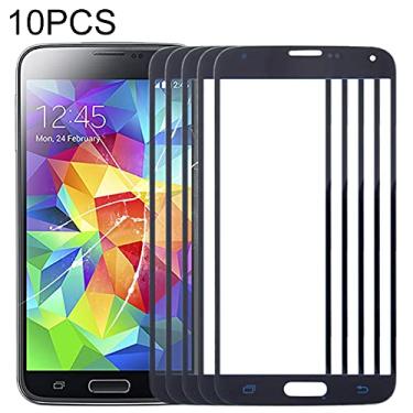 Imagem de HONGYAN Peças de substituição de telefone celular 10 pcs Lente de vidro exterior da tela frontal para Samsung Galaxy S5 / G900 Acessórios telefônicos