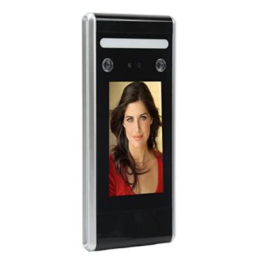 Imagem de Máquina de atendimento por senha, prompt de voz humanizado Cor inteligente com câmeras duplas Relógio de ponto do funcionário para Office School Factory