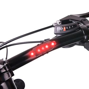 Imagem de bicicleta LED - Lanternas traseiras bicicleta para passeios noturnos - bicicleta LED recarregável USB Carregar do seu computador ou qualquer dispositivo com uma porta