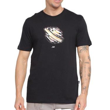 Imagem de Camiseta Lost Real Saturn Masculina Preto