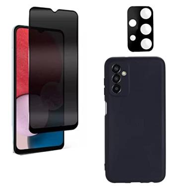 Imagem de Capa Anti Impacto Aveludada + Pelicula Privacidade + Pel Câmera Para Samsung A33 (Galaxy A33)
