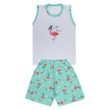 Imagem de Pijama Regata E Short De Flamingos - Big Bless