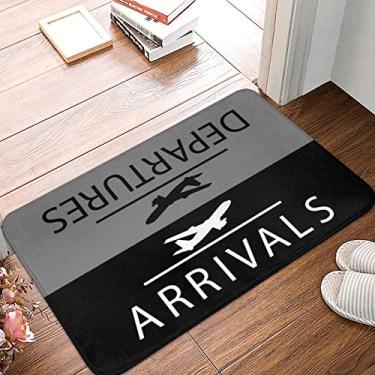 Imagem de SHENGANG Tapete absorvente de água tapete tapete tapete de poliéster antiderrapante decoração banheiro banheiro cozinha quarto, 5,40x120 cm