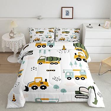 Conjunto de cama de carros de desenho animado para crianças