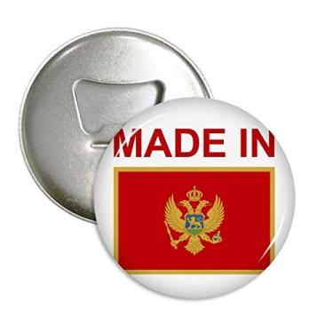 Imagem de Feito em Montenegro Country Love abridor de garrafas ímã de geladeira emblema multifuncional