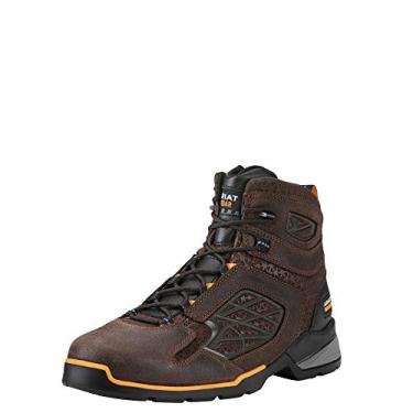 Imagem de Ariat Bota masculina Work Rebar Flex 15,24 cm com bico composto, Marrom chocolate, 11.5 Big Kid
