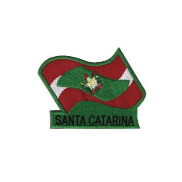 Imagem de Patch Bordado Bandeira Santa Catarina - B-01 - Mundo Do Militar