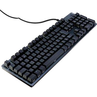 Imagem de Teclado Mecânico Gamer Logitech G512 Carbon com Layout ABNT2, RGB LIGHTSYNC, USB Passthrough e Switch Exclusivo GX Brown