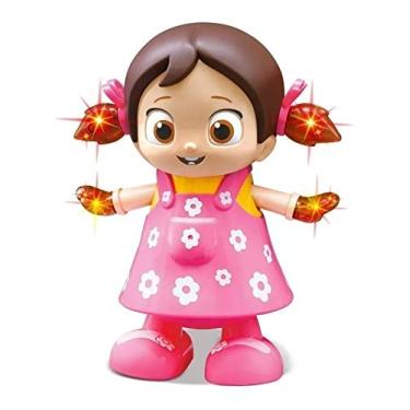 Imagem de Brinquedo Boneca Musical Canta E Dança Acende Luz Dançarina Fofa Toy King