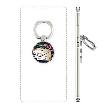Imagem de Suporte de anel de celular com suporte ajustável para cartões de pôquer