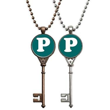 Imagem de OFFbb-USA Botsuana Símbolo Moeda Pula BWP Chaveiro Colar Pingente Joias Decoração Casal