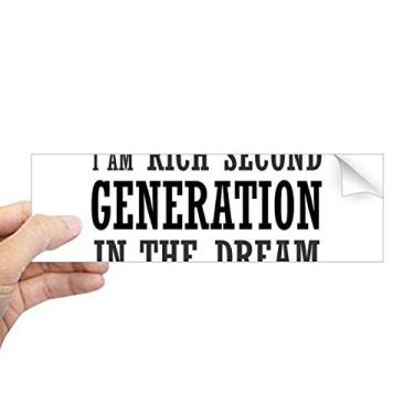 Imagem de DIYthinker Adesivo retangular rico de segunda geração para notebook, janela