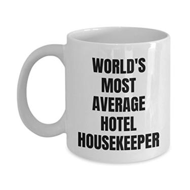 Imagem de Caneca de casa de hotel - Xícara de café - A empregada de hotel mais média do mundo - Presentes de casa de hotel