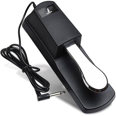 Imagem de Pedal Sustain Universal Lorben para Teclado Piano Eletrônico com Inversor de Polaridade