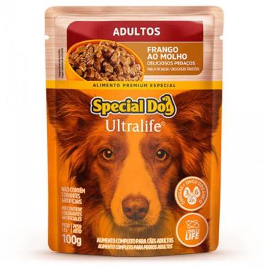 Imagem de Sachê Special Dog Ultralife Para Cães Adultos Sabor Frango Com Bata-Do