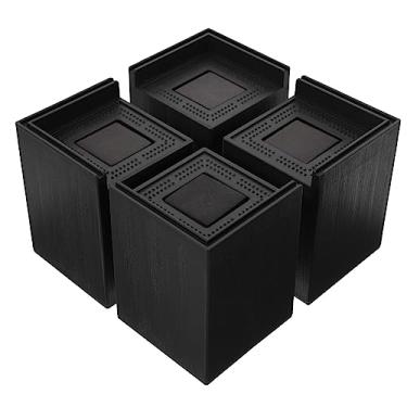 Imagem de Veemoon 4 Pcs Almofadas De Aumento Tirantes Para Pernas De Sofá Cama Branca Risers Para...