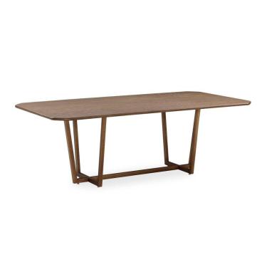 Imagem de Mesa de Jantar Dália 220x110cm Herval Amendoa