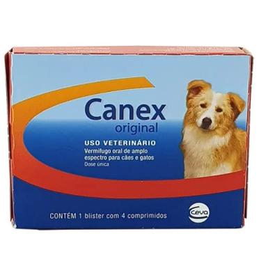 Imagem de Ceva - Canex Original Vermífugo para Cães e Gatos - 4 Comprimidos (Embalagem pode variar)